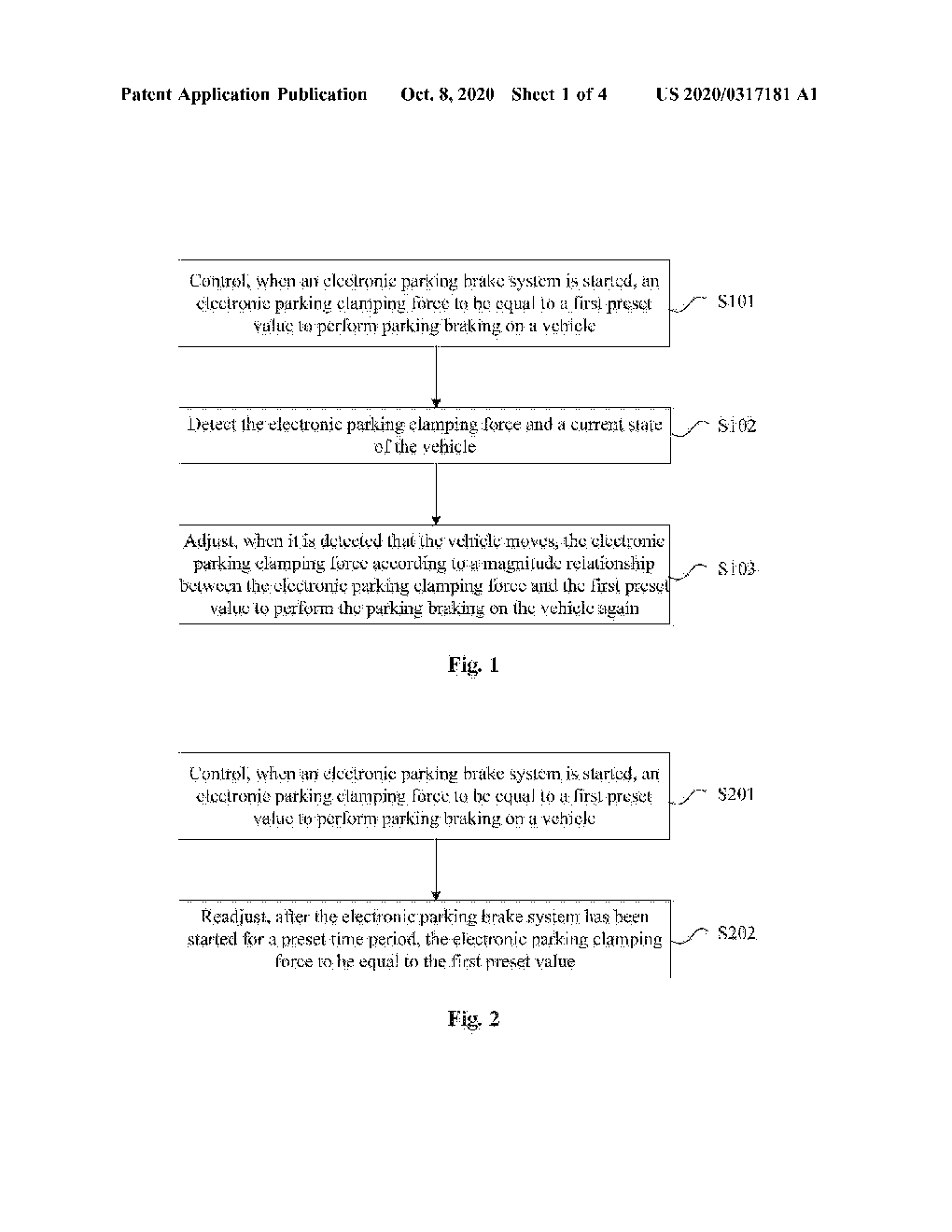 Vehicle, Electronic Parking Brake System and Control Method Thereof