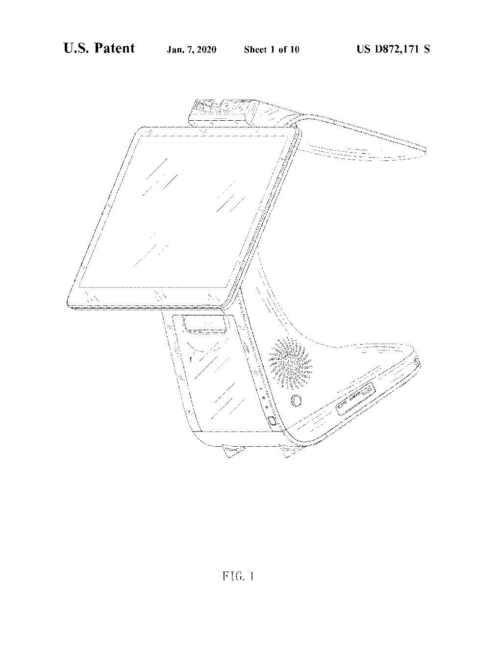 Cash register Patent Application Number 29616059